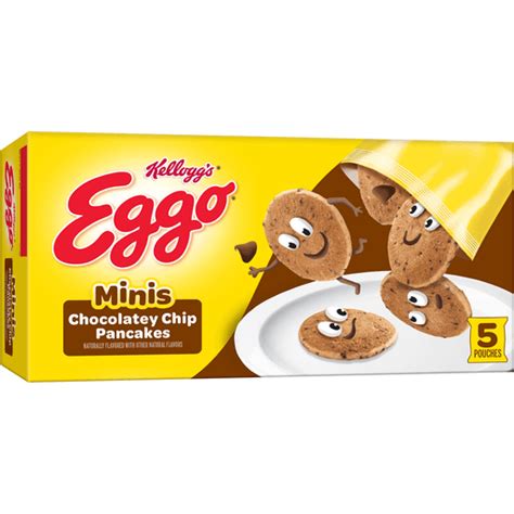 Eggo Minis Frozen Mini Pancakes, Chocolatey Chip, 8.4 oz, 5 Count, Frozen | Waffles | FairPlay Foods