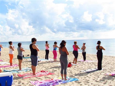 Beach Yoga in Fort Lauderdale Beach. First Saturday of every month ...