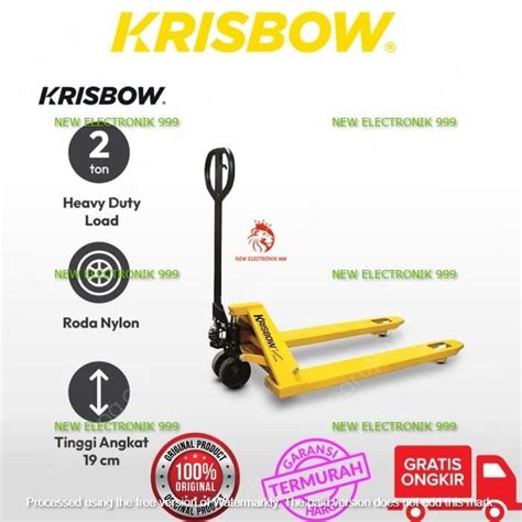 Jual Krisbow Roda Hand Pallet 2 Ton Kw0500369 Pu Fork Wheel Hand Pallet