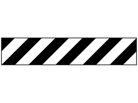 Laminated Warning Tape Black And White Chevron Tt1010 Label