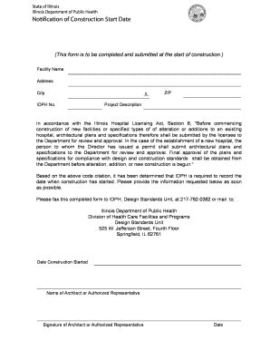 Fillable Online Idph State Il This Form Is To Be Completed And