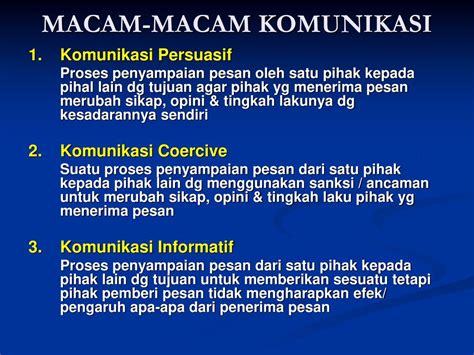 Macam Komunikasi Brain