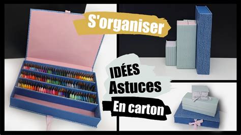 S Organiser Avec Du Carton Id Es Et Astuces Faciles Youtube