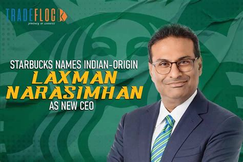 Starbucks Names Laxman Narasimhan As The New Ceo