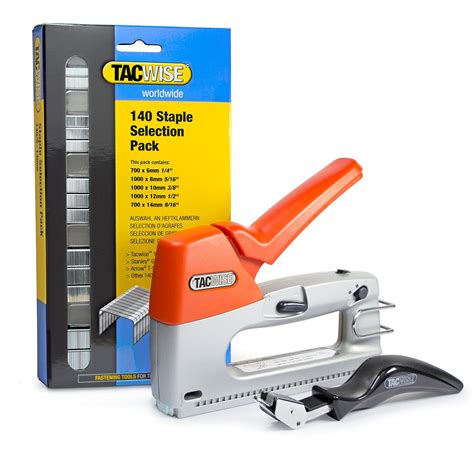 Tacwise 1263 Z3 140 Staple Gun Kit With Remover And 140 Staples