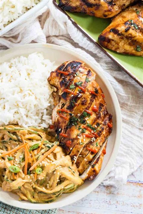 Sticky Asian Grilled Chicken Cupcakes And Kale Chips