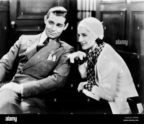 Clark Gable Norma Shearer A Free Soul 1931 Stock Photo Alamy