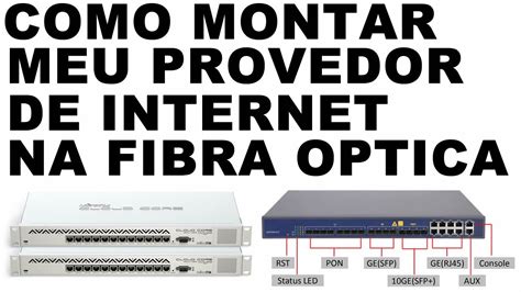 COMO MONTAR MEU PROVEDOR DE INTERNET NA FIBRA EQUIPAMENTO PARA MONTAR