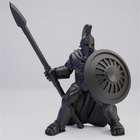 Hot Goblin スパルタン戦闘立像ミニチュア ホットゴブリン 槍と盾の戦士
