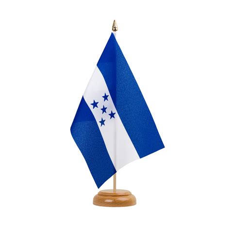 Honduras - Table Flag 6x9", wooden - MaxFlags - Royal-Flags