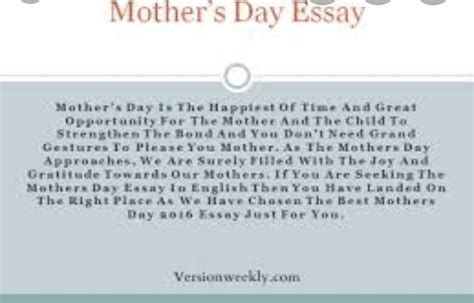 Write A Diary Entry About How You Enjoyed Your Mothers Birthday