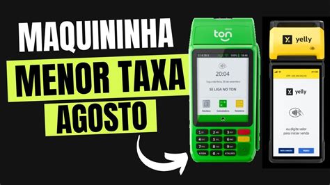 TOP 3 Maquininhas de Cartão Menor Taxa de 2024 Agosto 2024 YouTube