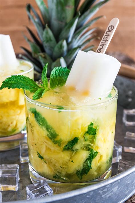 Pineapple Mint Fruit Bar Caipirinha Olivia S Cuisine