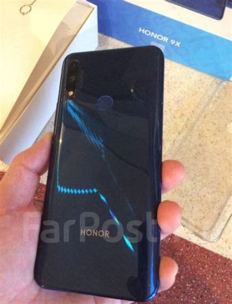 Хонор 9х, 128 гб, 6.10", моноблок, черный, 3G, 4G LTE, Dual-SIM ...