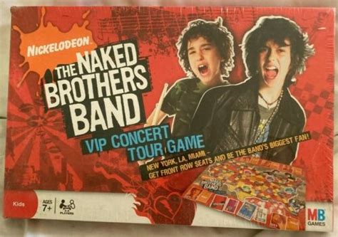NAKED BROTHERS BAND VIP CONCERT TOUR BOARD GAME NICKELODEON