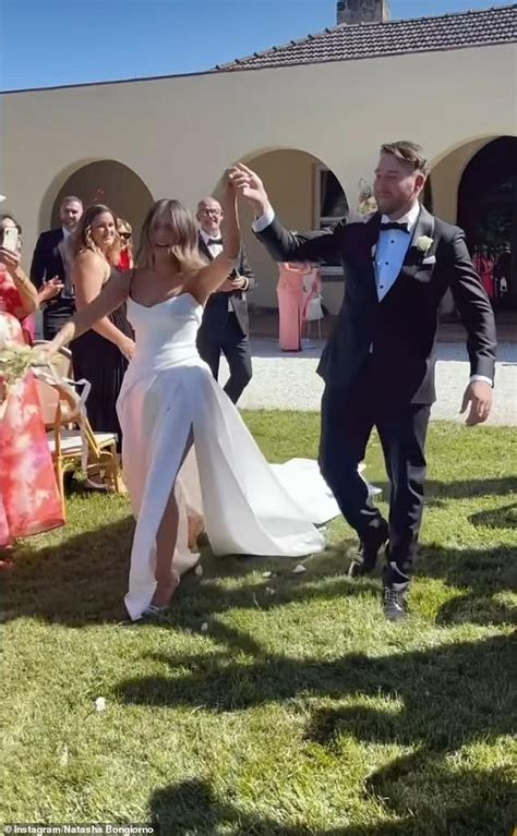 Dale Thomas AFL Star Ties The Knot With Natasha Bongiorno In A Lavish