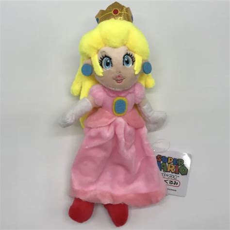 New Super Mario Bros Princess Peach Plush Soft Toy Doll Teddy Stuffed