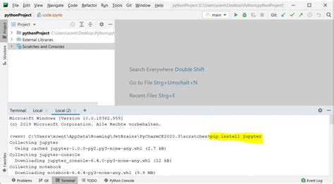 How To Install Jupyter Notebook On Pycharm Be On The Right Side Of Change
