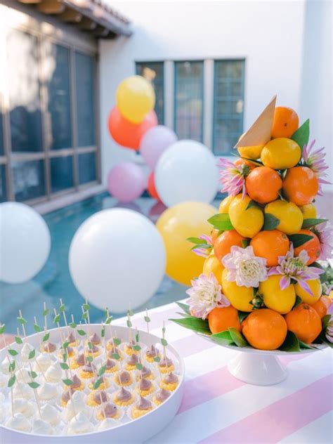 Citrus Themed Party ideas ~ Orange You Glad?