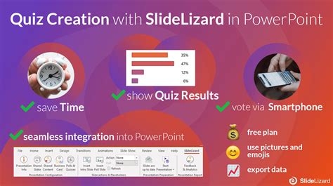 How To Make An Interactive Powerpoint Quiz Slidelizard