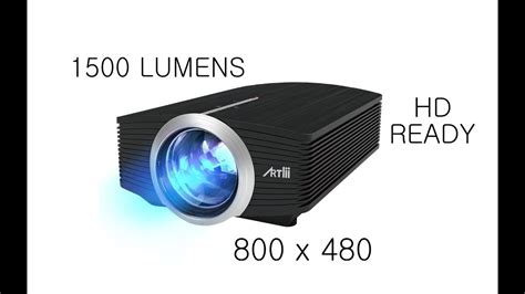 Artlii Hd Ready Mini Projector Play Ps Watch Movies On Inch Hd