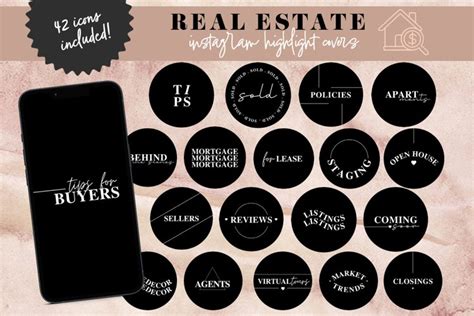 Real Estate Instagram Highlight Covers