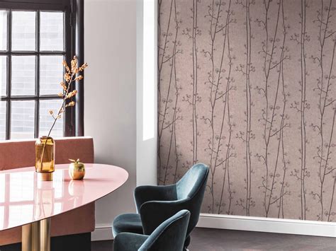 Van Gogh Wallpaper By Bn Walls In Pink Tm Interiors