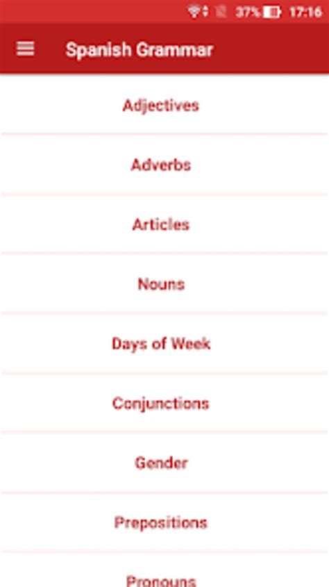 Spanish Grammar Offline APK for Android - Download