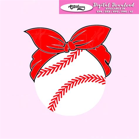 Baseball Svg Softball Svg Ribbon Svg Sport Svg Baseball Etsy