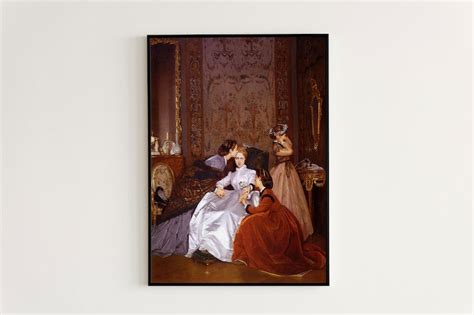 Hesitant Fiancée by Auguste Toulmouche 1866 Academicism, Genre Painting - Etsy