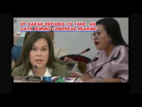 Ang Banat Ni Congresswoman Jingky Luistro Sa Hindi Pag Sumpa Ni Vp