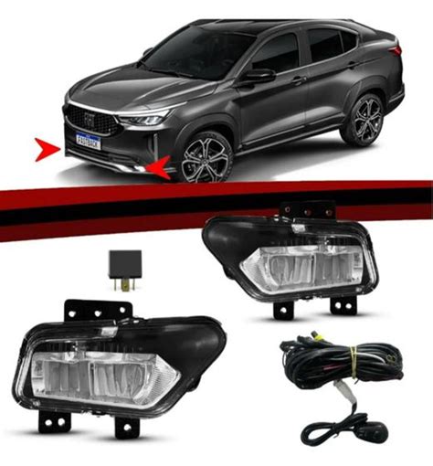 Kit Farol Milha Neblina Milha Novo Fiat Fastback Led Suits