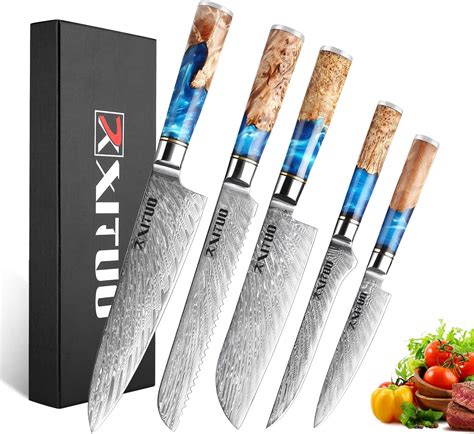 Xt Xituo Damascus Steel Pc Kitchen Knife Set Review Which Kitchen