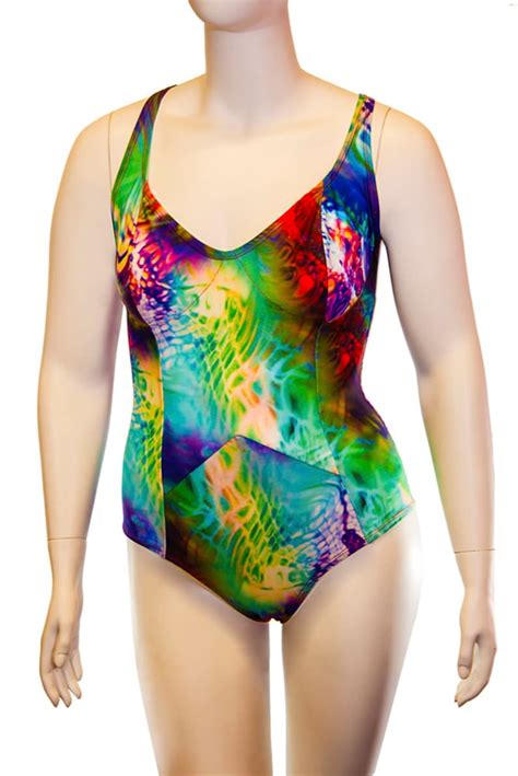 Transgender Swim Suit Mtf Crossdressing Tie Dye One Piece Etsy