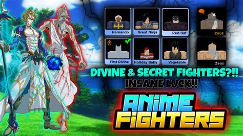 Max Opens To Get Divine Or Secret Fighters Anime Fighter Simulator