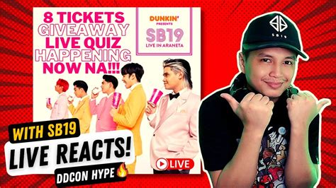 Live Sb Ddcon Tickets Give Away Dunkin Presents Sb In Araneta