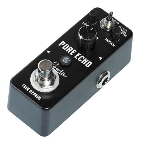 Rowin Lef Pure Echo Mini Guitar Delay Pedal Swamp