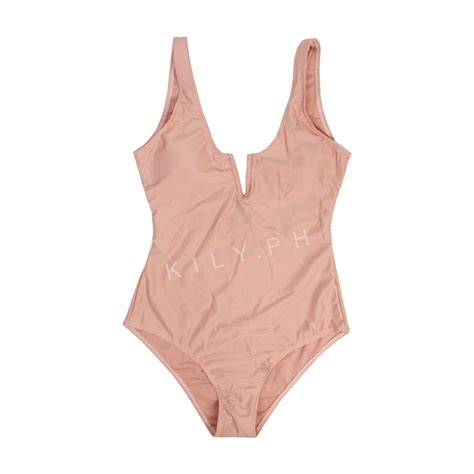 V Wire Swimsuit Padded Bikini One Piece Swimwear A