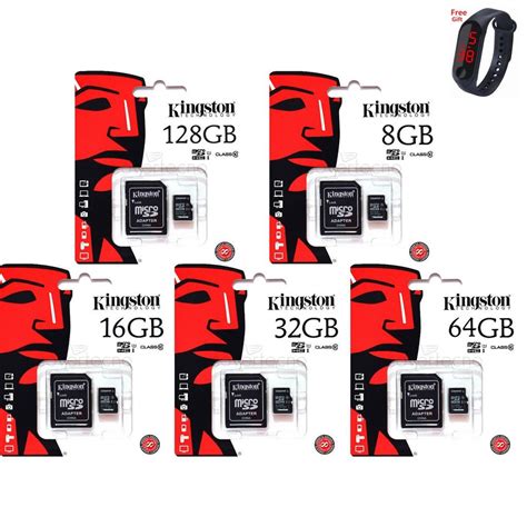 จุดประเทศไทยเมมโมรี่การ์ด Mem Kingston Micro Sd Card Class10 32gb ใส่โทรศัพท์ กล้องติดรถยนต์