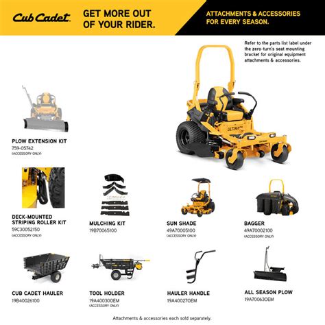 Cub Cadet Ztx4 54 47asaaa7010 Precision Power Products