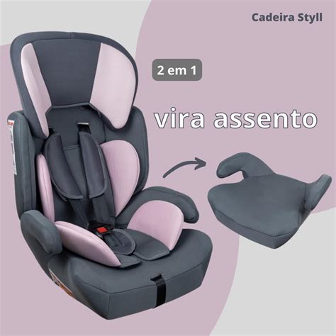 Cadeira De Carro Assento De Eleva O Infantil De A Kg Styll