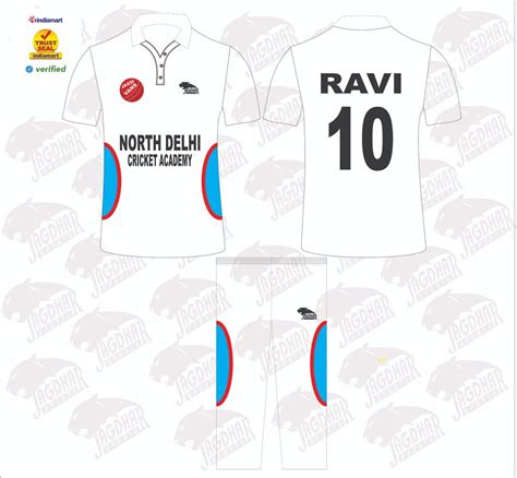 Printed Dry Fit And Cool White Cricket Jersey Set At Rs 575set In New