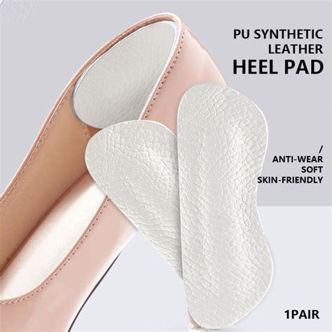 1pair Heel Pads Soft Foam Insoles High Heel Shoes Pad Inserts Self Adhesive Shoe Stickers