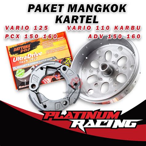 Jual Mangkok Kampas Ganda Daytona Vario Solusi Cvt Anti Getar