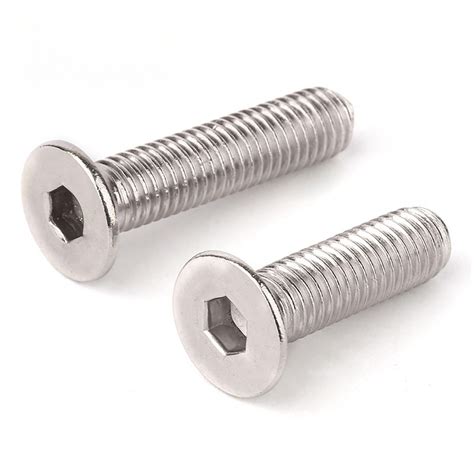 DIN7991 Stainless Steel 304 316 Hex Socket Countersunk Flat Head Screws