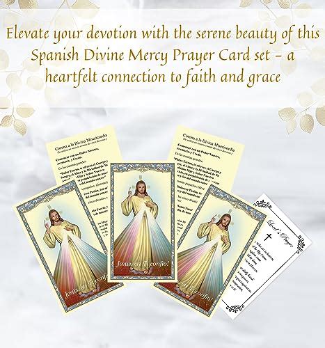 Snapklik.com : Spanish Divine Mercy Prayer Cards -Corona De La Divina ...