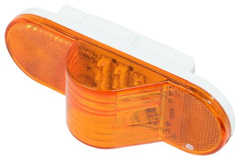 Led Trailer Side Marker Light And Mid Ship Turn Signal W Reflector