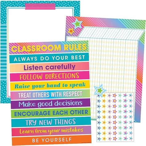 Scholastic 66ct Color Your Classroom Class Jobs Bulletin Board Set Artofit