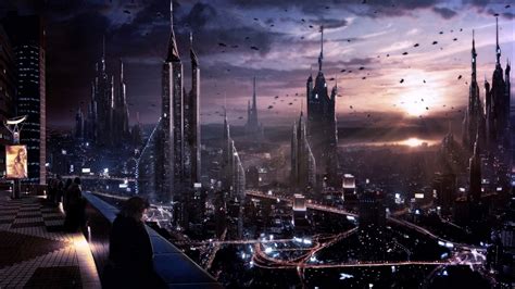 Sci Fi Futuristic City Cities Art Artwork Wallpaper 2560x1440