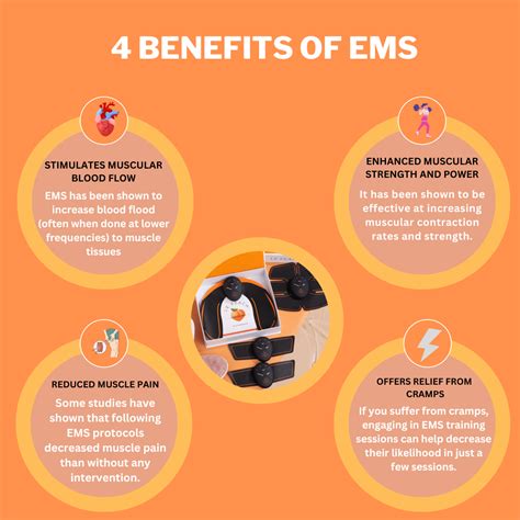 Here are the four (4) main benefits of electrical muscle stimulation (EMS) that are beneficial f ...